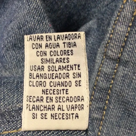 Cabin Creek Large Blue Denim Jacket - Picture 11 of 13